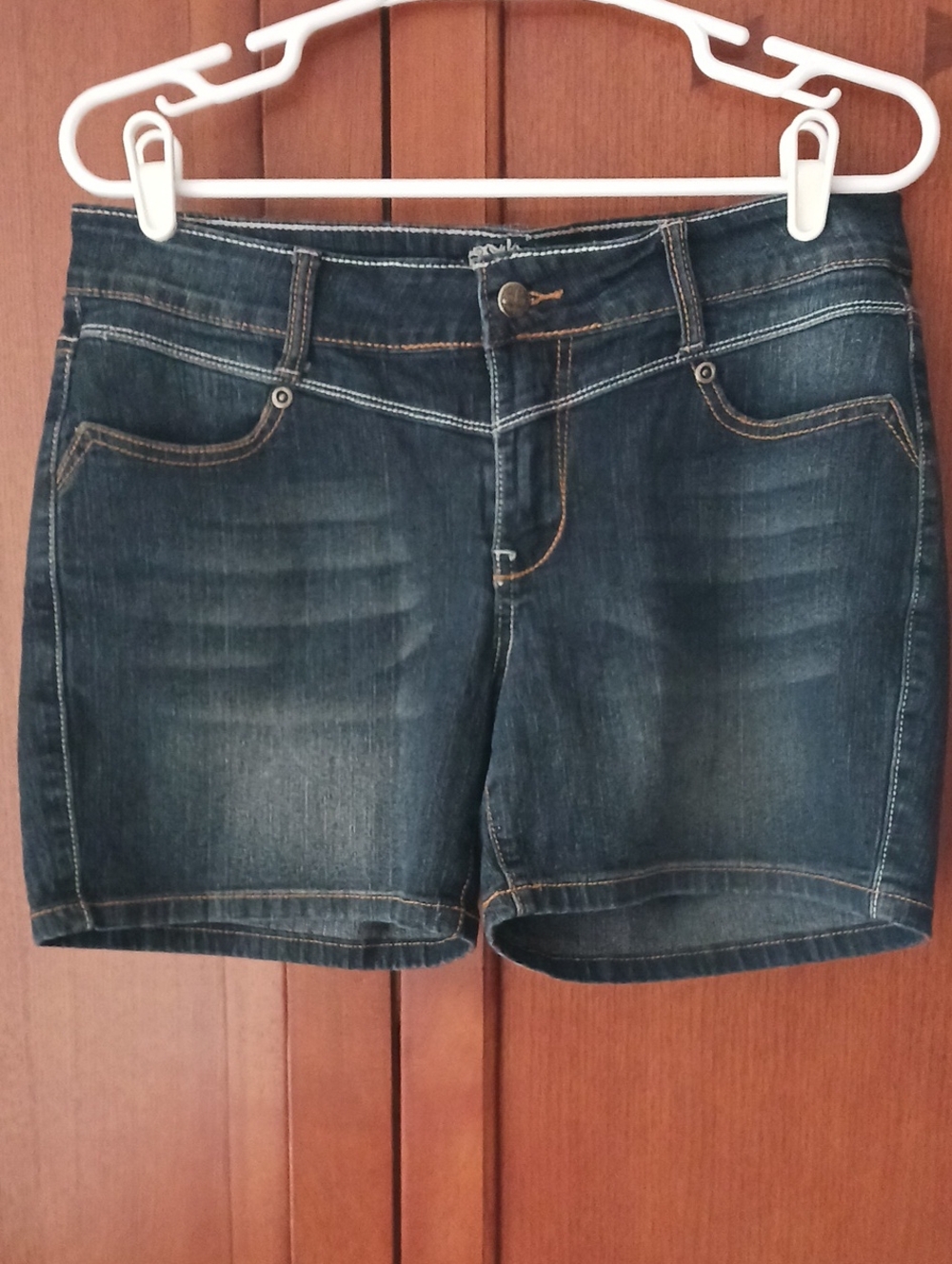 Revolt Jeans-Dark Blue Denim Shorts